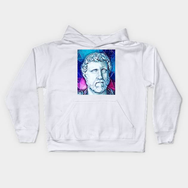 Appian of Alexandria Snowy Portrait | Appian of Alexandria Artwork 13 Kids Hoodie by JustLit